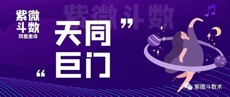 巨門落陷|紫微命盤解析——天同、巨門星在丑、未宮